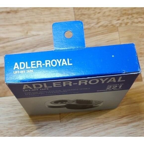 Adler 221 Lift Off Tape S310/410 - 1010 / 5010 Series Elec. Typewriters-New - Picture 4 of 5